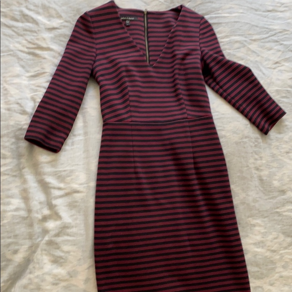 Judith & Charles striped dress